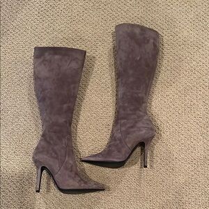 Vince Camuto Over the Knee Boots in Taupe